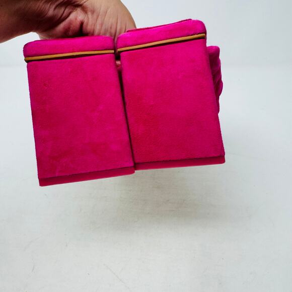Matisse Dawson Women’s Size 7M Hot Pink Suede Block Heel Sandals - Picture 9 of 13
